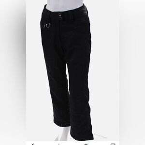 Marker Women’s Black Satin Look Ski Pants  12 L
